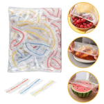 Riff Universal Elastic Lids for Dishware and Food (100 pcs.) Mix