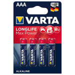 T&ouml;&ouml;riistad ja m&otilde;&otilde;teseadmed // Uued tooted t&ouml;&ouml;riistade, tarvikute kategoorias // 4x bateria R-03 R03 AAA 1,5V alkaliczne Varta Longlife Max Power