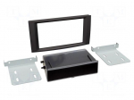 Radio frame | VW | 2 DIN | black