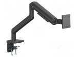 Holder | table edge | 20kg | 49" | black | Arm len: 667mm | monitor x1