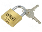 Padlock | mandrel | brass | Equipment: wrench | Holder length: 40mm