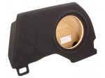 Car loudspeaker enclosure | MDF | black | textil | 20l | 250mm | 272mm
