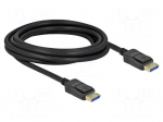 Cable | DisplayPort plug,both sides | DisplayPort 2.0 | Len: 3m