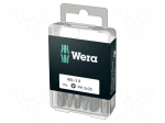 Screwdriver bit | Phillips | PH3 | 1/4" | Overall len: 25mm | 10pcs.