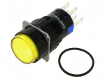 Switch: push-button | Pos: 2 | SPDT x2 | 0.5A/220VAC | 1A/24VDC | ON-ON