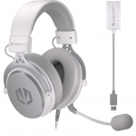Endorfy VIRO Plus USB, gaming headset (white, USB-A, 3.5 mm jack)