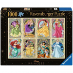 Ravensburger Puzzle Disney Princess - Nouveau Art Princesses (1000 pieces)