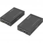 Digitus 4K HDBaseT HDMI Extender Set, HDMI extension (black, 4K/30Hz, 70 m)