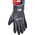 Makita work gloves P-84729, size. L (9), cut resistance F/7 (black/gray, 1 pair)