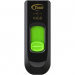 Team Group C145 64GB USB Flash Drive USB-A 3.2 Gen1 Black Green