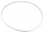 Timing belt | T5 | W: 10mm | H: 2.2mm | Lw: 700mm | Tooth height: 1.2mm
