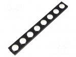 Ball track | technopolymer (PA) | ELEROLL | L: 270mm | W: 34.4mm | black