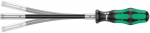 Wera 393 S bits hand holder, extra slim, with flexible shaft, screwdriver (black/green)