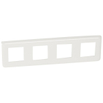 Plate Mosaic - 10 horizontal modules - white