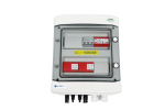 Switchgear attached DCAC hermetic IP65 EMITTER with DC surge arrester Dehn 1000V type 1+2, 2 x PV string, 2 x MPPT // og. AC Dehn type 1+2, 20A 3-F