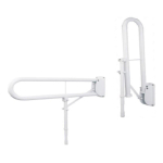GRAB BAR HD-05, FOLDING, 76 CM, WHITE