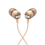 Marley Wired Earbuds | Smile Jamaica | Built-in microphone | USB Type-C | Copper
