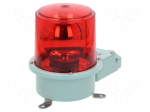 Signaller: lighting | rotating light | red | Series: SH2 | 24VDC | IP66