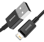 Baseus Lightning Superior Series kaabel, kiire laadimine, andmed 2.4A, 1m Black (CALYS-A01)