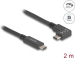 USB-kaabel Delock USB-C - USB-C 2 m Black (80038)