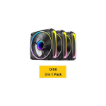 Antec ventilaator 120*120*28 ORBIT 120 ARGB PWM 3-pakk BK jaem&uuml;&uuml;k