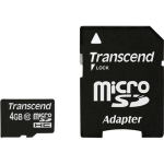 M&auml;lukaart Transcend MicroSDHC 4 GB Class 10 UHS-I (TS4GUSDHC10)