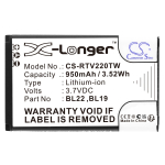 950 mAh for Retevis BL19,BL22