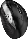 Mysz bezprzewodowa Genius Ergo 8250S czarno-srebrna, 1600DPI