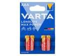 Patareisid, akusid ja laadijaid // AA, AAA ja muud suurused patareid, laadijad &ndash; saadaval tellimiseks // 82-668# Bateria alkaliczna aaa 1.5 lr3 varta longlife max power 4szt.