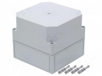 Enclosure: multipurpose | X: 180mm | Y: 182mm | Z: 165mm | PK | light grey