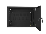 Wall-mounted network cabinet 19", anthracite, 3U, 540x400