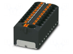 Splice terminal: rail | 32A | 450V | push-in | PA | L: 21.7mm | 0.2&divide;6mm2
