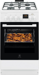 TV Electrolux  Electrolux 600 Series SteamBake  58 L  balta - Elektriska plits ar gazes virsmu