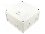 Enclosure: junction box | X: 152mm | Y: 152mm | Z: 85mm | polycarbonate