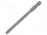 Screwdriver bit | Torx&reg; with protection | T25H | Overall len: 90mm