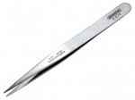 Tweezers | 130mm | SMD,for precision works | Blades: straight