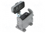 Enclosure: for Han connectors | Han A | size 10A | with latch | PG16