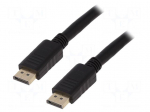 Cable | DisplayPort 1.2 | DisplayPort plug,both sides | 10m | black