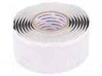 Tape: self-amalgamating | black | 38mm | L: 1.5m | Thk: 3.2mm | max.130&deg;C