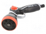Adjustable spray | Mat: ABS,aluminium | Size: 1/2" | V: pistol