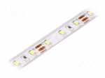 LED tape | white cold | 2835 | 12V | LED/m: 60 | W: 10mm | 120&deg; | IP68 | 4W/m