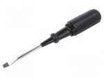 Screwdriver: standard | slot | 6x0.9mm | Blade length: 76mm
