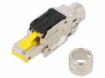Connector: RJ45 | plug | PIN: 8 | Cat: 6a | shielded | 8p8c | 26AWG&divide;22AWG