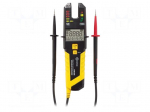 Tester: electrical | LCD,LED | 170&divide;1000VAC | VAC: 1&divide;1000V | IP64