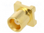 Connector: MCX | socket | female | vertical | 50&Omega; | SMT | on PCBs | PTFE