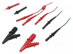 Test leads | crocodile clips x2,test leads x2,test probes x2