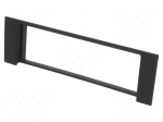 Radio frame | Audi | 1 DIN | black