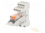Relay: interface | 4PDT | Ucoil: 230VAC | for DIN rail mounting | CR-M
