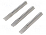 Tip | chisel | 10mm | for soldering irons | 3pcs.