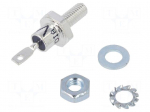 Diode: rectifying | 1.2kV | 25A | cathode to stud | DO203AA,DO4 | 1.3V